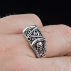 Masonic Ring // Eye + Skull (6)