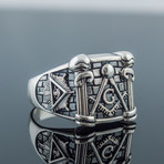 Masonic Ring // Square Brick (7)