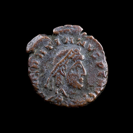 Authentic Roman Coin // Emperor Gratian (367 to 383 AD) // 0.5" DIA