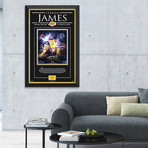 LeBron James // LA Lakers // Framed Collage Limited Edition /123 // Facsimile Signature