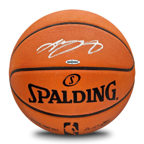 LeBron James // Autographed Spalding Basketball