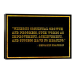 Ben Franklin Quote // 5by5collective (40"W x 26"H x 1.5"D)