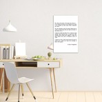 For What It's Worth Scott Fitzgerald Quote // Mambo Art Studio (26"W x 40"H x 1.5"D)