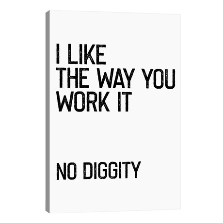 No Diggity // Mambo Art Studio (26"W x 40"H x 1.5"D)