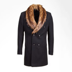 Washington Wool Coat // Black (Euro: 50)