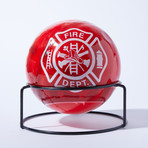 Automatic Fire Extinguisher Ball + Stand // Maltese Cross // 11lbs