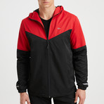 Palisade Track Jacket // Red (L)