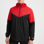 Palisade Track Jacket // Red (L)