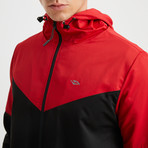 Palisade Track Jacket // Red (L)