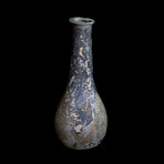 Ancient Roman Glass Bottle // Blue-Green // Ca. 100-300 AD // V1