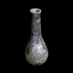 Ancient Roman Glass Bottle // Blue-Green // Ca. 100-300 AD // V1