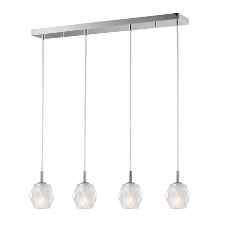 Tangent 4-Light Linear Pendant