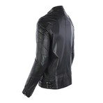 Elvis Leather Jacket // Black (XL)
