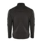 Prague Leather Jacket // Brown (S)