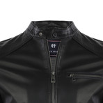 James Leather Jacket // Black (2XL)