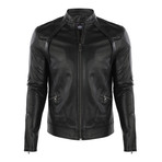 Dante Leather Jacket // Black (M)