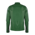 Berlin Leather Jacket // Duck Green (L)