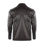 Luke Leather Jacket // Brown (3XL)