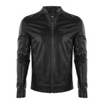 James Leather Jacket // Black (L)