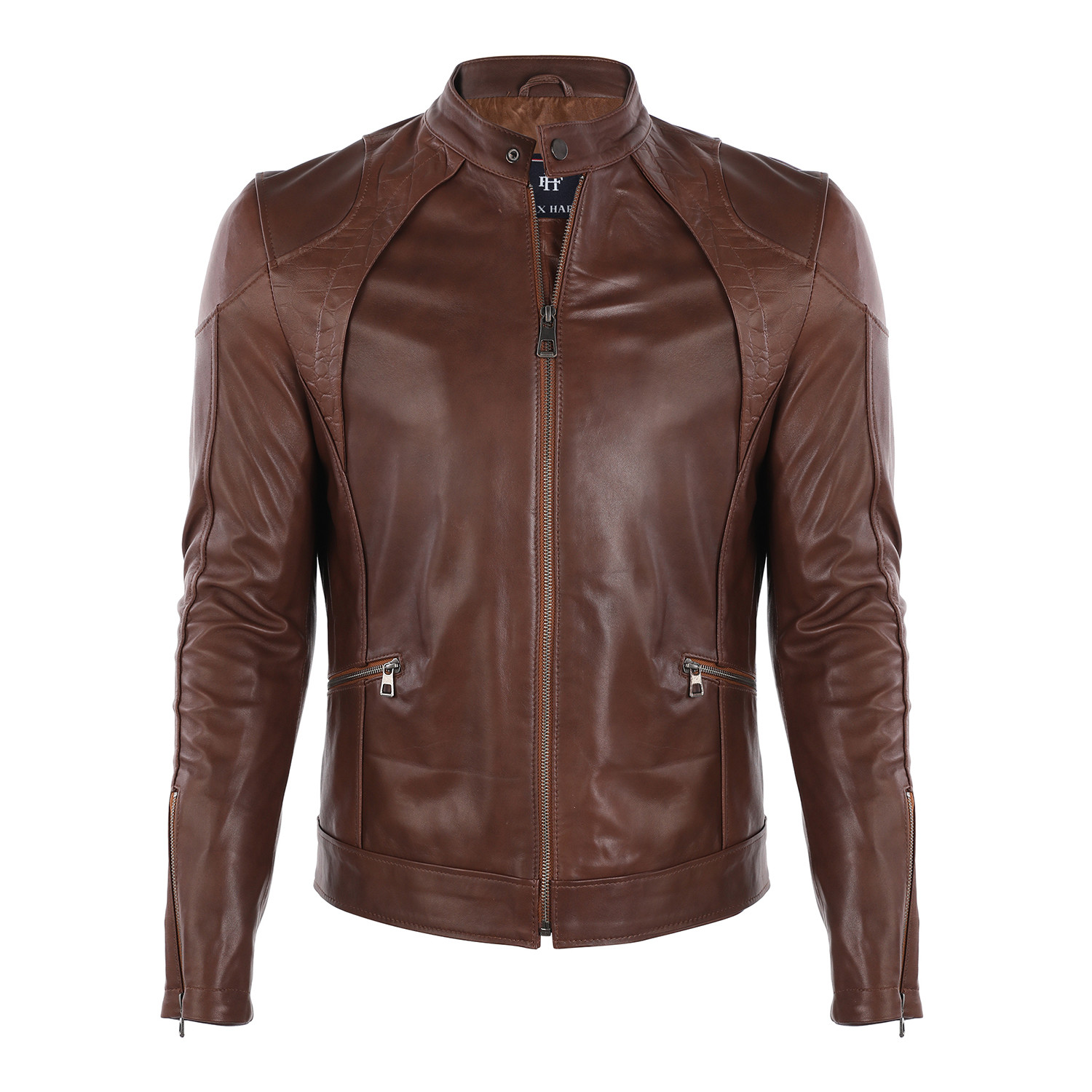 Monte Carlo Leather Jacket // Chestnut (S) - Felix Hardy - Touch of Modern