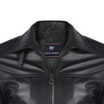 Kurt Leather Jacket // Black (3XL)
