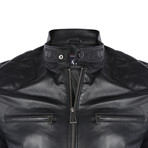 Elvis Leather Jacket // Black (M)