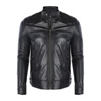 Elvis Leather Jacket // Black (3XL)