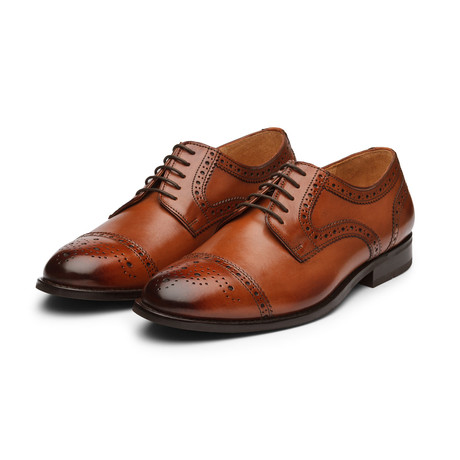 Toecap Brogue Derby // Cognac (US: 7)