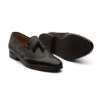 Wingtip Tassel Loafer // Black (US: 12)