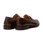 Penny Loafer // Crocodile Dark Brown (US: 11)