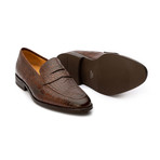 Penny Loafer // Crocodile Dark Brown (US: 11)