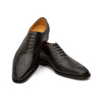 Full Brogue Wingtip Oxford // Black (US: 13)