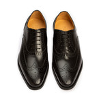 Full Brogue Wingtip Oxford // Black (US: 13)