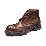 Chase Calf Leather Boots // Coffee (Size 38)