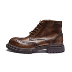 Chase Calf Leather Boots // Coffee (Size 38)