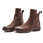 Gage Calf Leather Boots // Coffee (Size 39)
