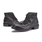 Salvatore Calf Leather Boots // Black (Size 39)