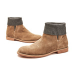 Joaquin Calf Leather Boots // Gray (Size 38)