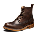 Spencer Calf Leather Boots // Brown (Size 39)