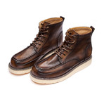 Nigel Calf Leather Boots // Brown (Size 39)
