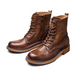 Savion Calf Leather Boots // Brown (Size 39)