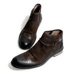 Jefferson Calf Leather Boots // Brown (Size 38)
