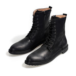 Judah Calf Leather Boots // Black (Size 38)