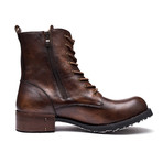 Hayden Calf Leather Boots // Dark Brown (Size 39)