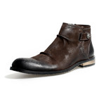 Jefferson Calf Leather Boots // Brown (Size 38)