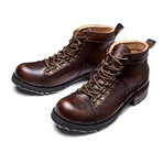 Jai Calf Leather Boots // Dark Brown (Size 39)