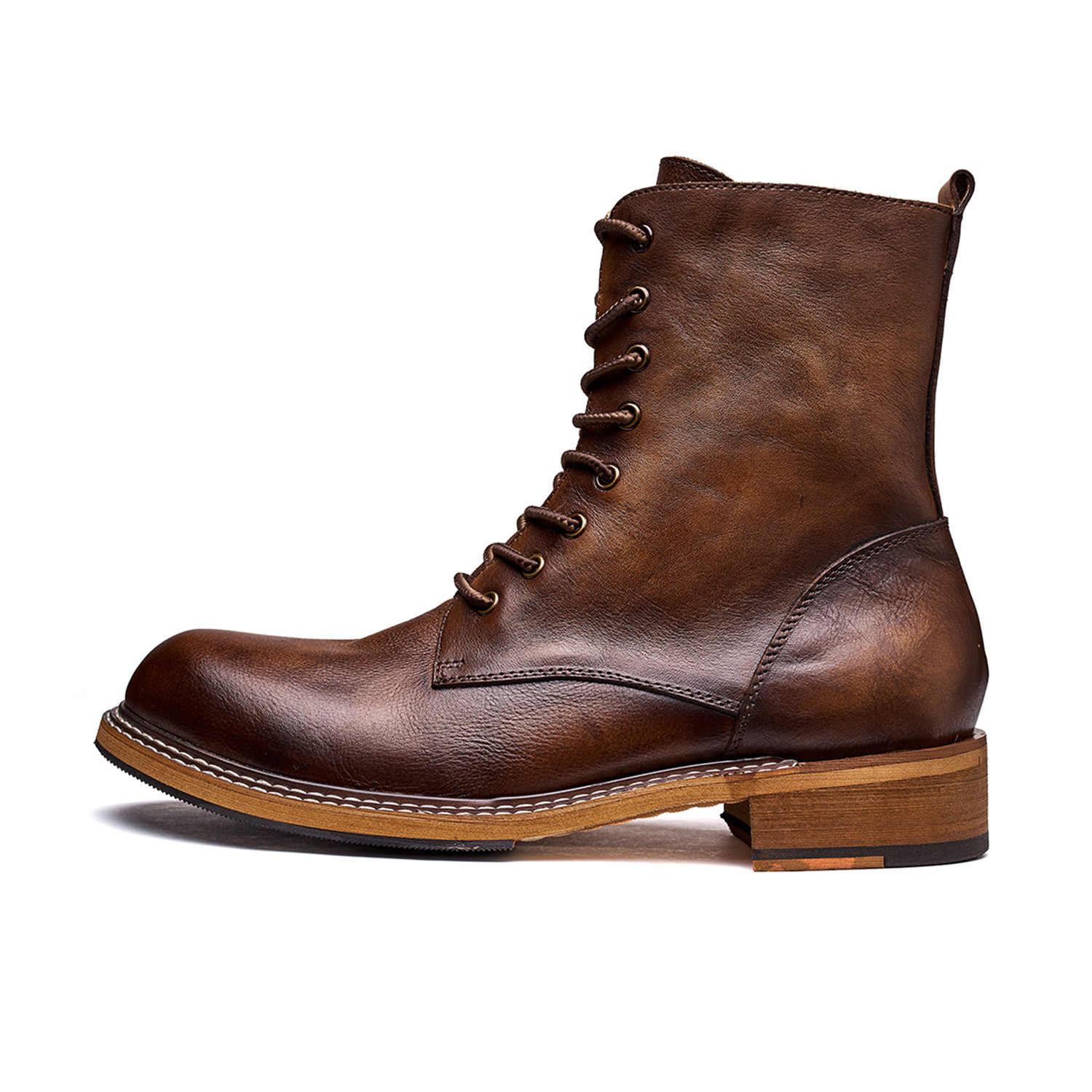 Savion Calf Leather Boots // Brown (Size 39) - Herilios - Touch of Modern