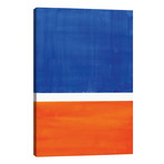 Rothko Remake Orange Blue // EnShape (18"W x 26"H x 1.5"D)