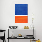 Rothko Remake Orange Blue // EnShape (26"W x 40"H x 1.5"D)