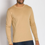 Douglas Long Sleeve Shirt // Khaki (M)